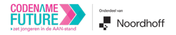 Logo Codename Future, onderdeel van Noordhoff
